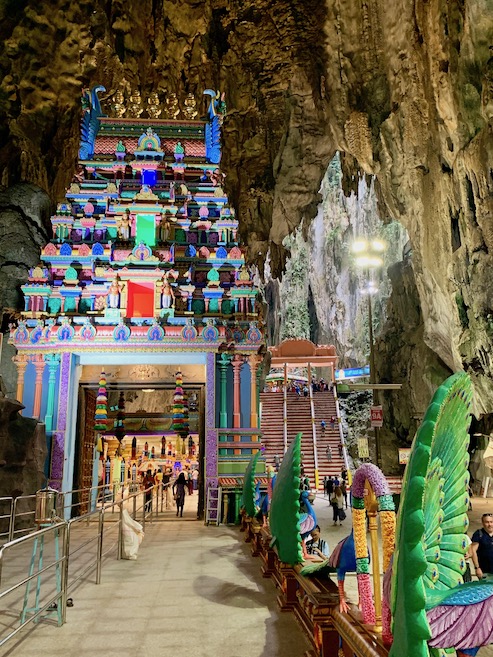 Temple inside Batu Cave