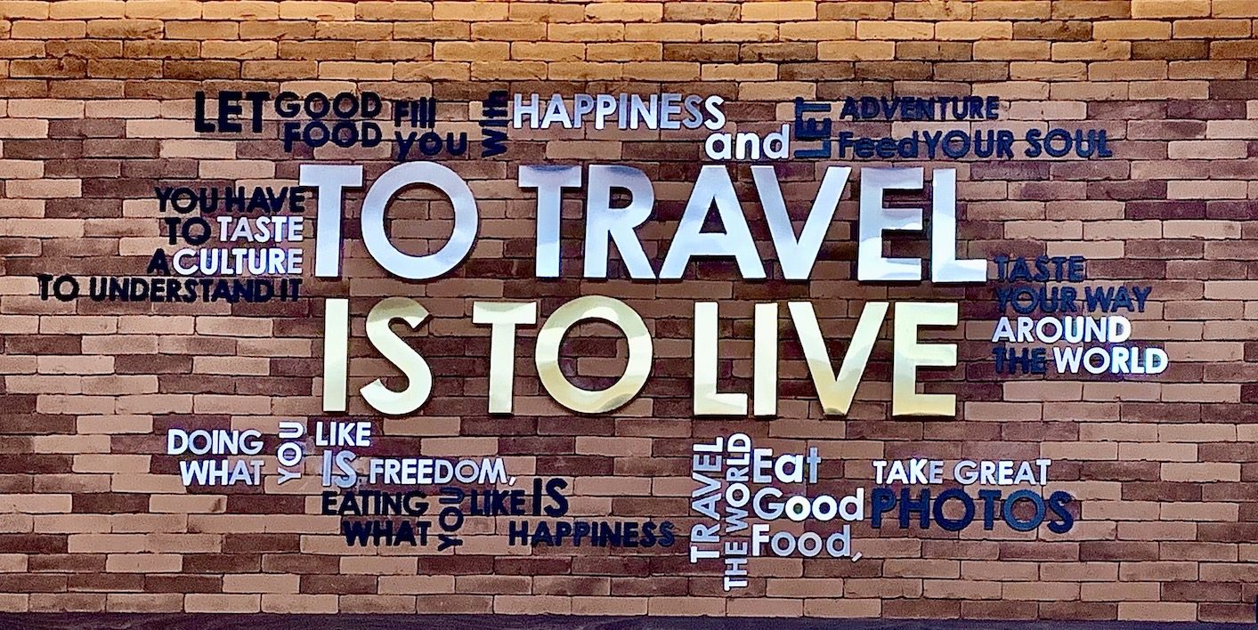 To Travel Is Life Mural